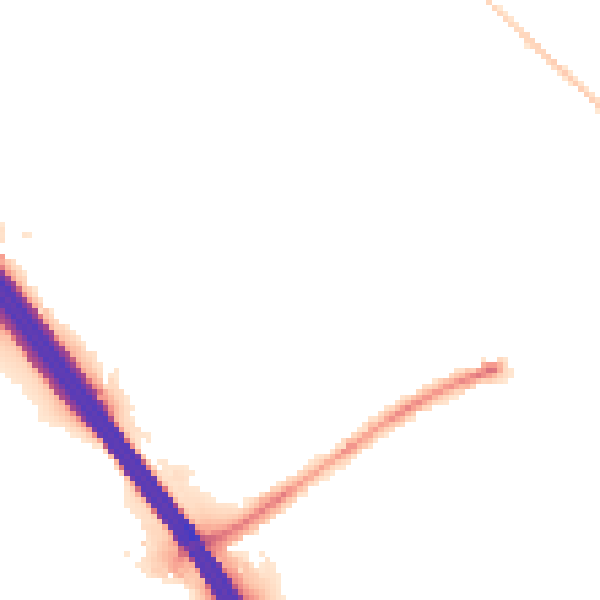 Night-time road noise heatmap for LU4 9LX