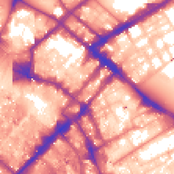 Daytime road noise heatmap for M1 1DB