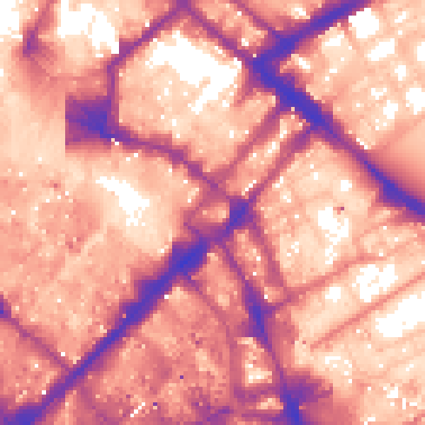 Daytime road noise heatmap for M1 1HP