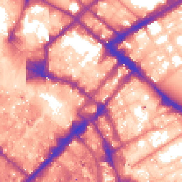 Daytime road noise heatmap for M1 1JA