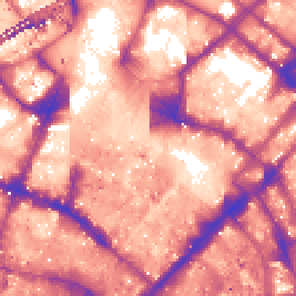 Daytime road noise heatmap for M1 1PD