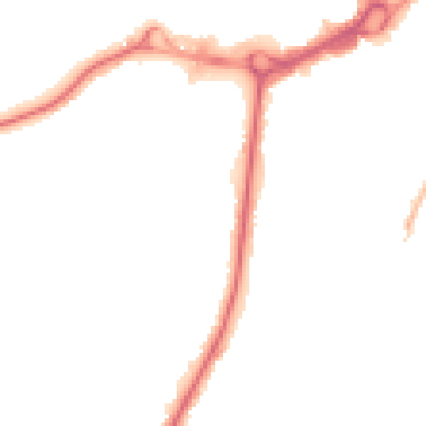 Night-time road noise heatmap for M24 1SZ