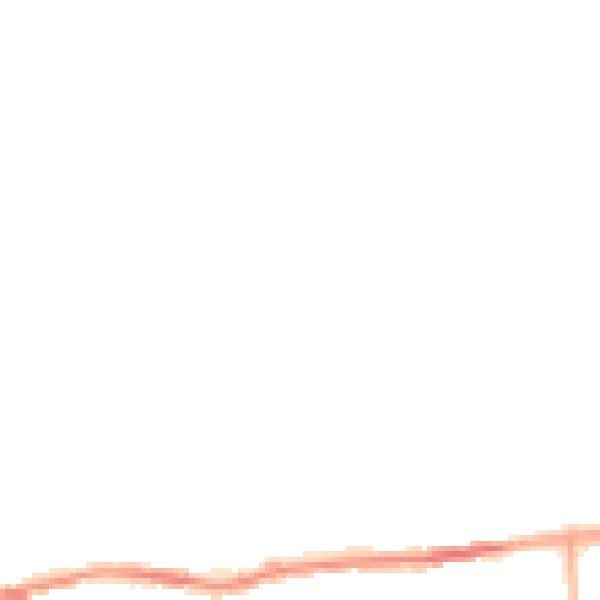 Night-time road noise heatmap for M24 2TG