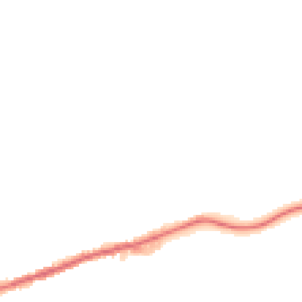 Night-time road noise heatmap for M24 4RG