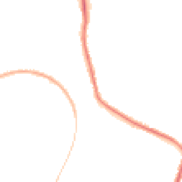 Night-time road noise heatmap for M24 5AE