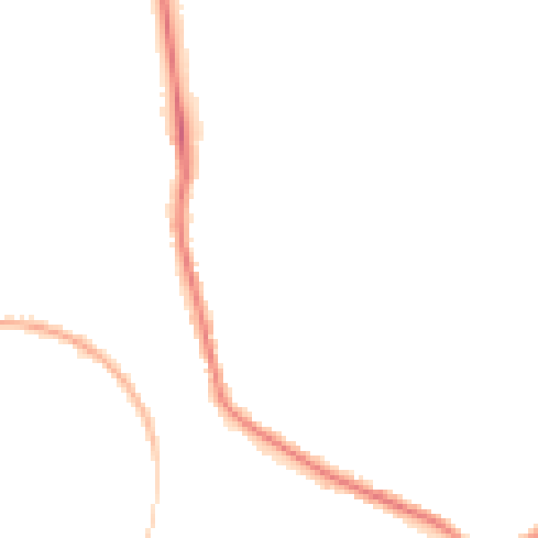 Night-time road noise heatmap for M24 6HL