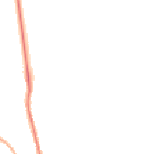 Night-time road noise heatmap for M24 6TF