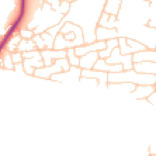 Daytime road noise heatmap for M28 0HX