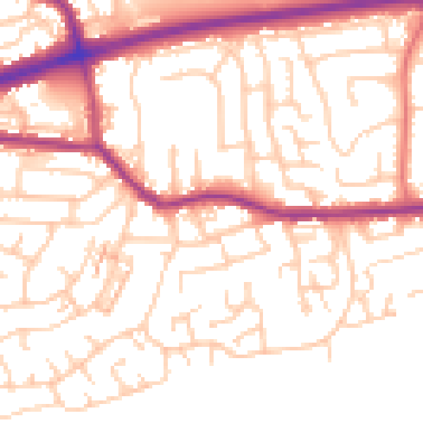 Daytime road noise heatmap for M28 1SN