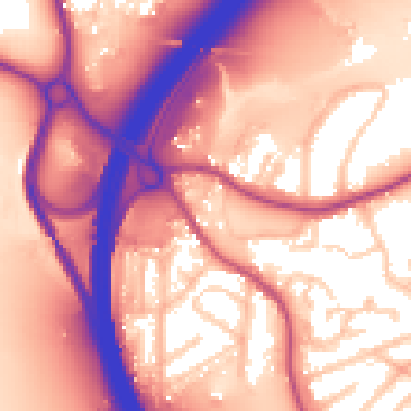 Daytime road noise heatmap for M28 2GS