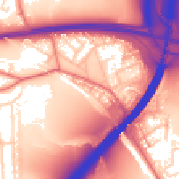 Daytime road noise heatmap for M28 2JJ