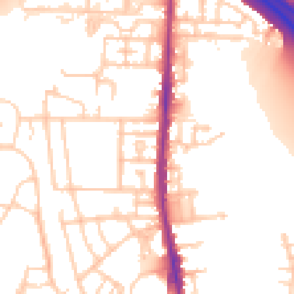 Daytime road noise heatmap for M28 3RY