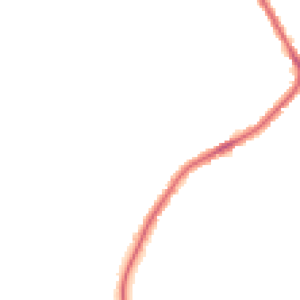 Night-time road noise heatmap for M34 6FX