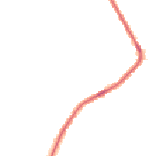 Night-time road noise heatmap for M34 6PZ