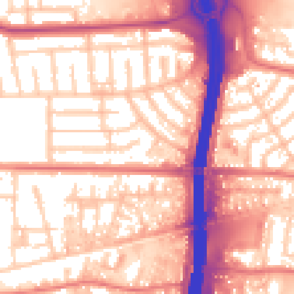 Daytime road noise heatmap for M41 0GF