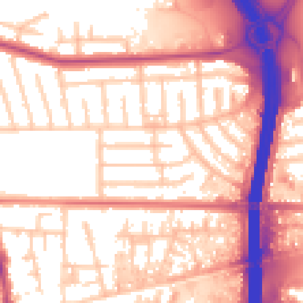 Daytime road noise heatmap for M41 0GS