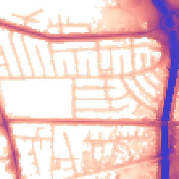 Daytime road noise heatmap for M41 0QG