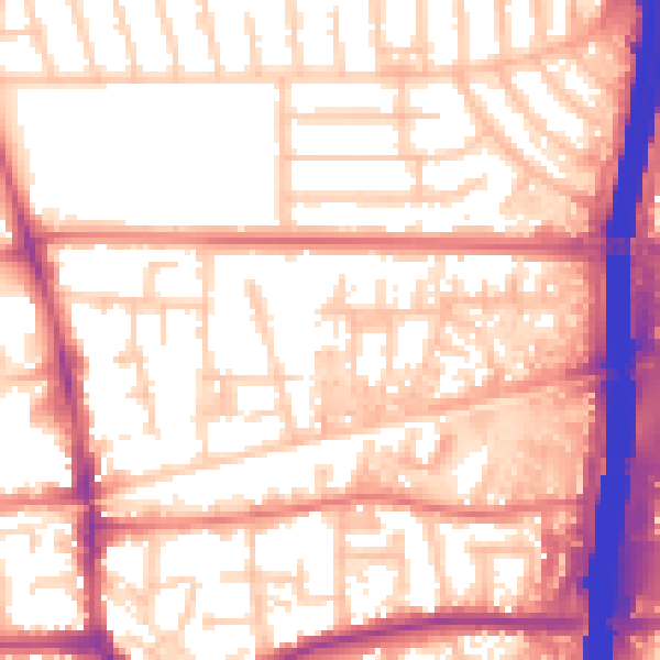 Daytime road noise heatmap for M41 0XF
