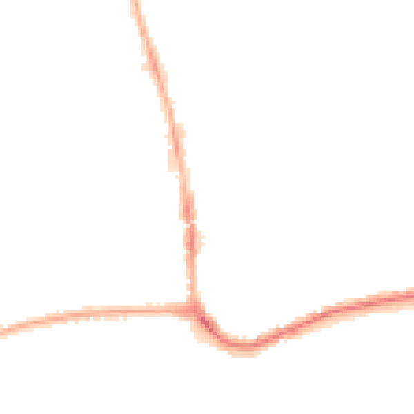 Night-time road noise heatmap for M41 0XL