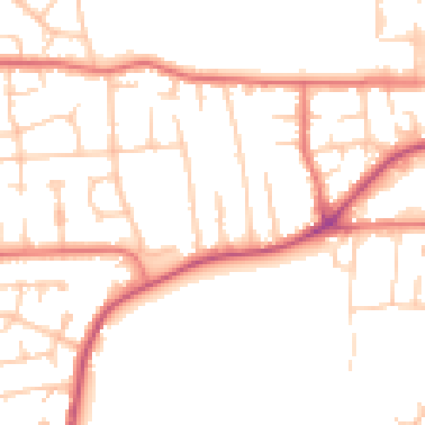 Daytime road noise heatmap for M41 5GL