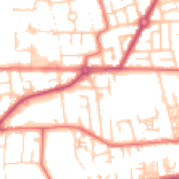 Daytime road noise heatmap for M41 5SU