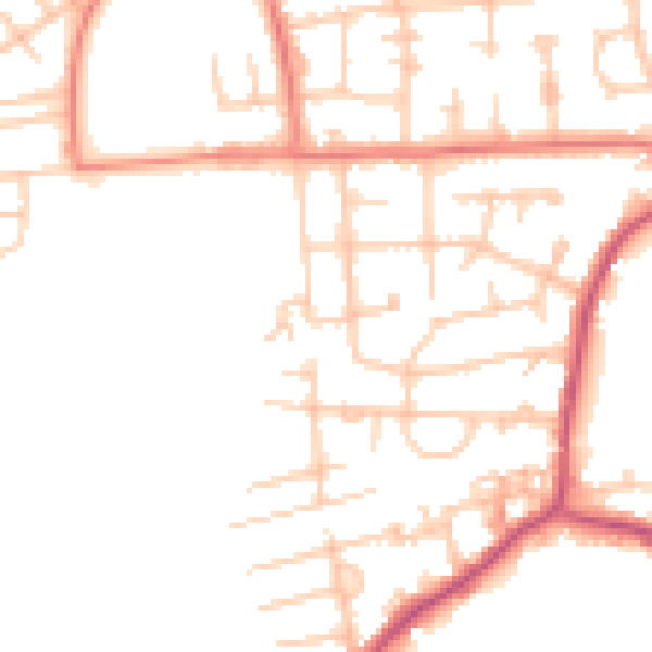 Daytime road noise heatmap for M41 6PB