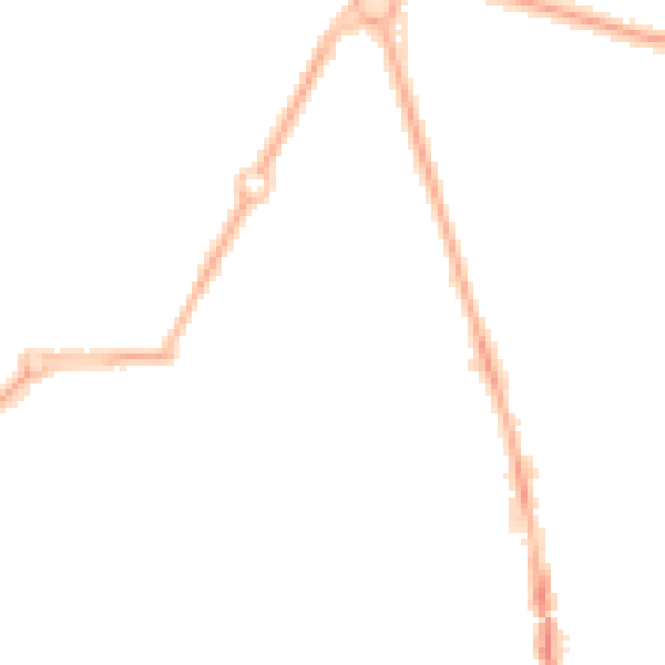 Night-time road noise heatmap for M41 7AN