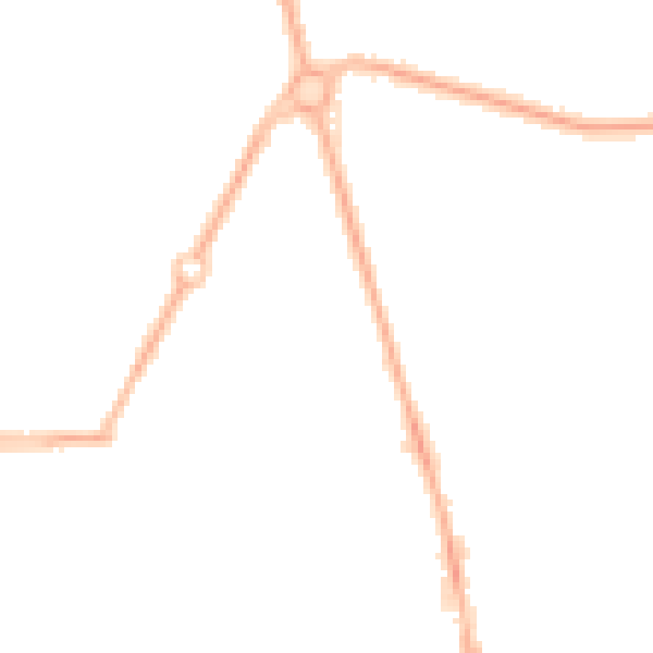 Night-time road noise heatmap for M41 7GY