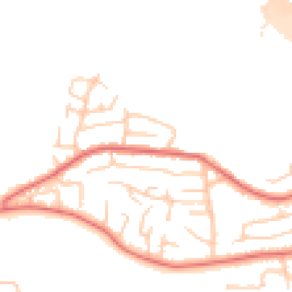 Daytime road noise heatmap for M41 7WX