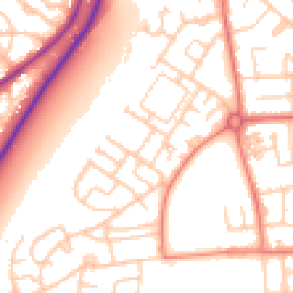 Daytime road noise heatmap for M41 8RW