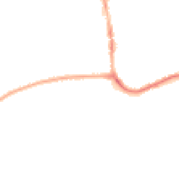 Night-time road noise heatmap for M41 9GJ