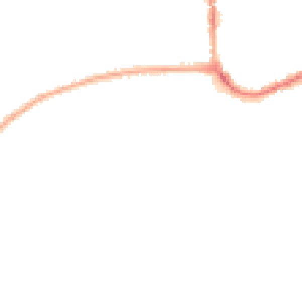 Night-time road noise heatmap for M41 9HY