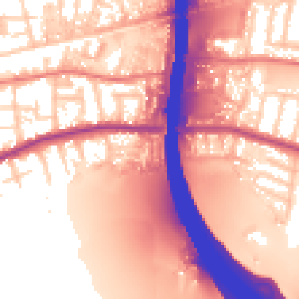 Daytime road noise heatmap for M41 9LF