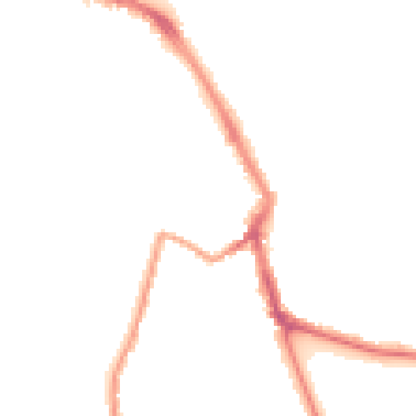 Night-time road noise heatmap for ME1 1AF