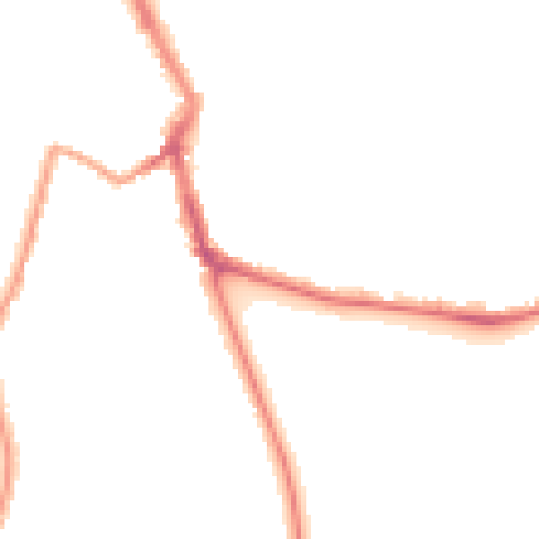 Night-time road noise heatmap for ME1 1BG