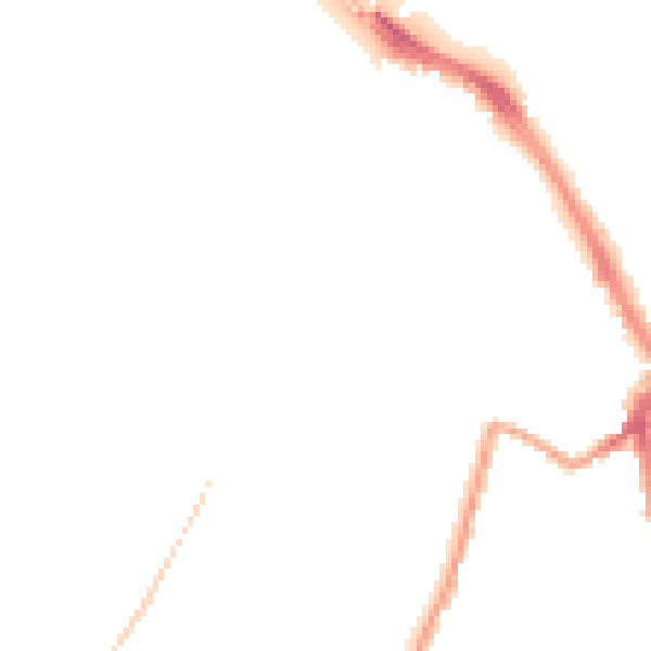 Night-time road noise heatmap for ME1 1FL