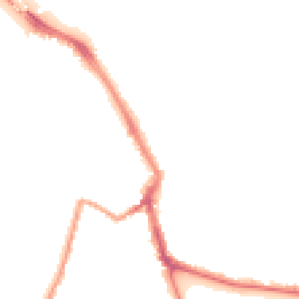 Night-time road noise heatmap for ME1 1FS