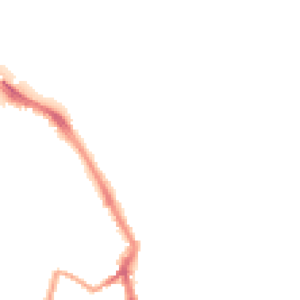 Night-time road noise heatmap for ME1 1FU