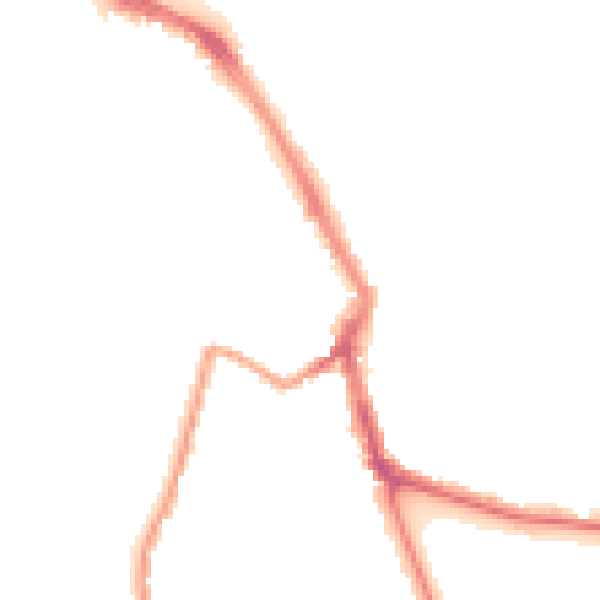 Night-time road noise heatmap for ME1 1JF