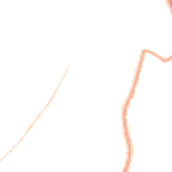 Night-time road noise heatmap for ME1 1UJ