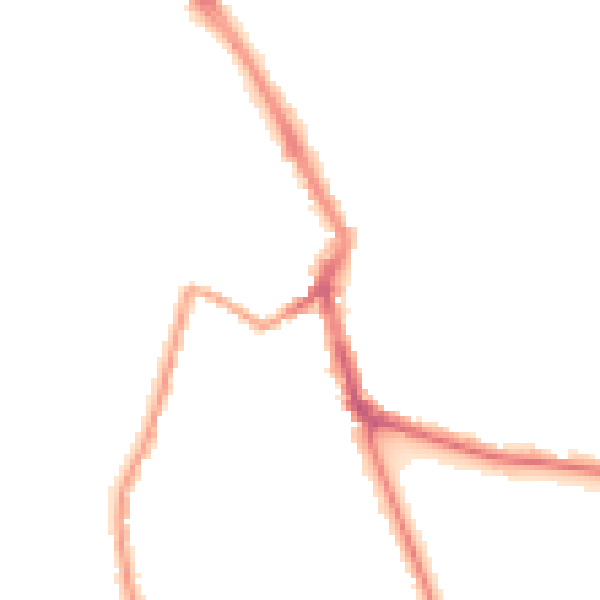 Night-time road noise heatmap for ME1 1XH