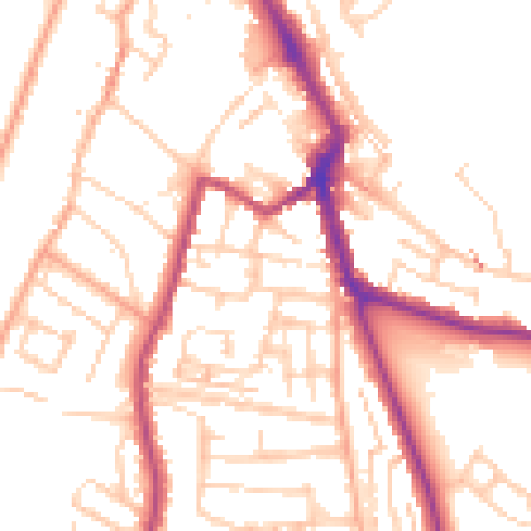 Daytime road noise heatmap for ME1 1YD
