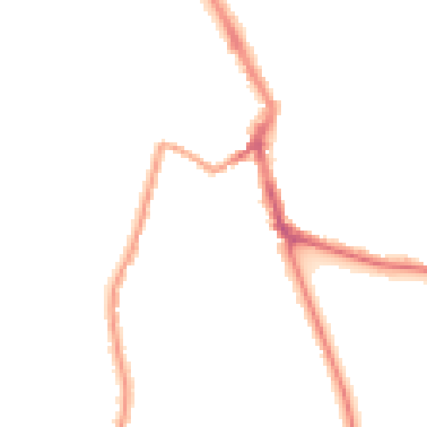 Night-time road noise heatmap for ME1 1YD