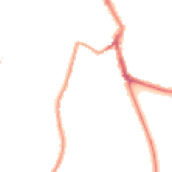 Night-time road noise heatmap for ME1 1YQ