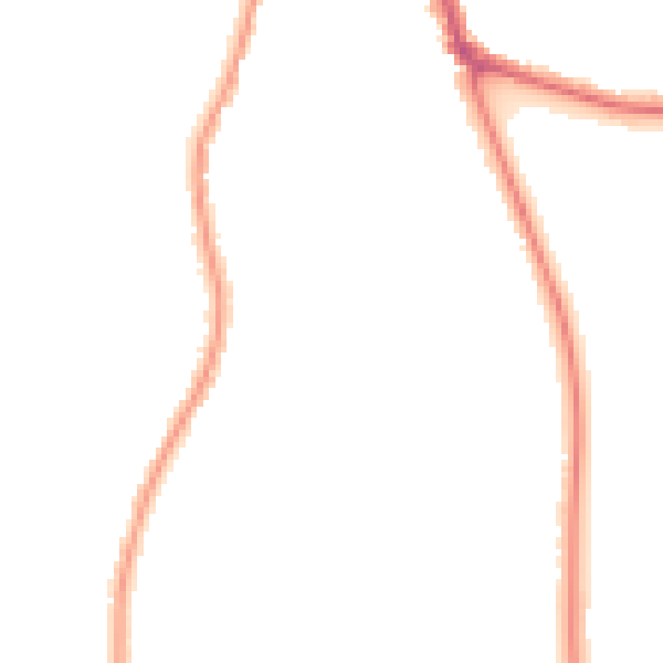 Night-time road noise heatmap for ME1 2JY
