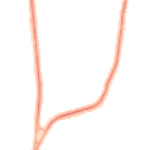 Night-time road noise heatmap for ME1 2TF