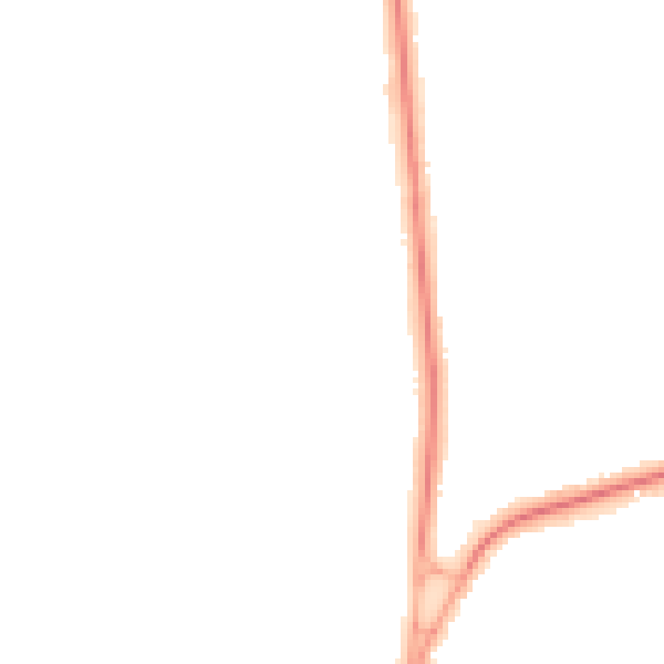 Night-time road noise heatmap for ME1 2UA