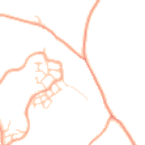 Daytime road noise heatmap for ME1 3BQ