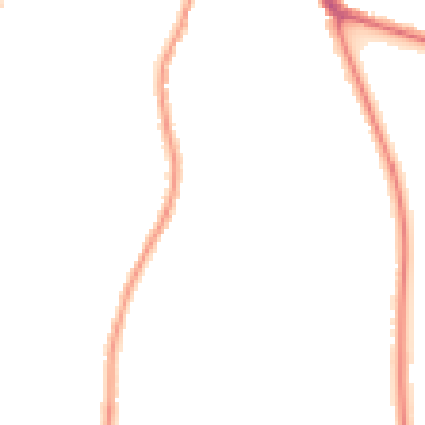 Night-time road noise heatmap for ME1 3BZ