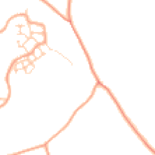 Daytime road noise heatmap for ME1 3DZ